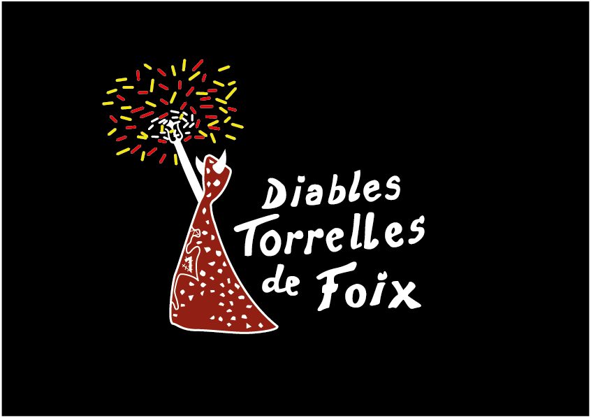 El logotip antic: un diable vermell sobre fons negre